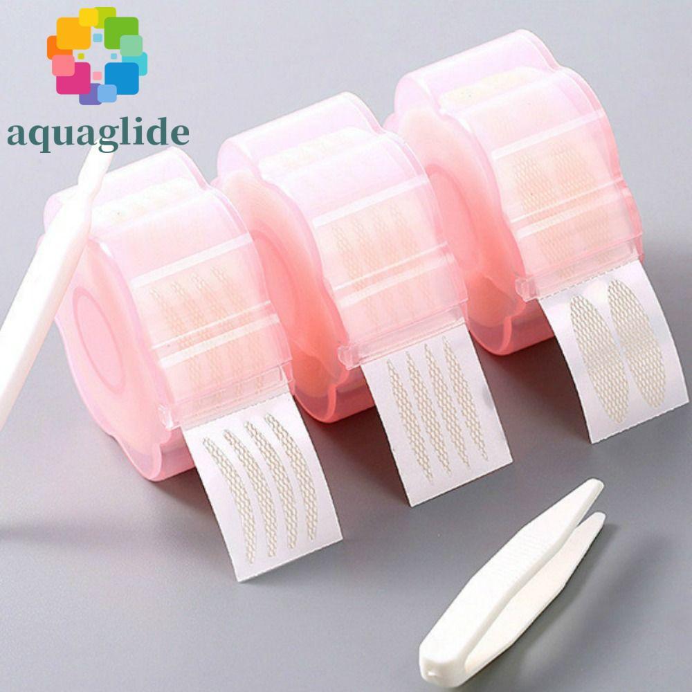 AQUAGLIDE 360 ชิ้นลูกไม้สติกเกอร์เปลือกตา,ที่มองไม่เห็น S/L เทปตาสองชั้น,Breathable Olive Shaped Big Eyes ตาข่ายประเภทสติกเกอร์ตาเครื่องมือแต่งหน้า
