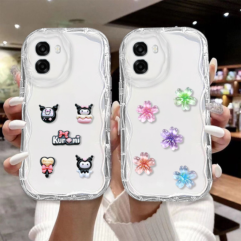 ปลอกสําหรับ OPPO A6 A6X A6T A6T PRO 4G 5G ความงามโปร่งใสกันกระแทกป้องกันกล้องนุ่ม DIY เคสโทรศัพท์ฝาครอบ DY3