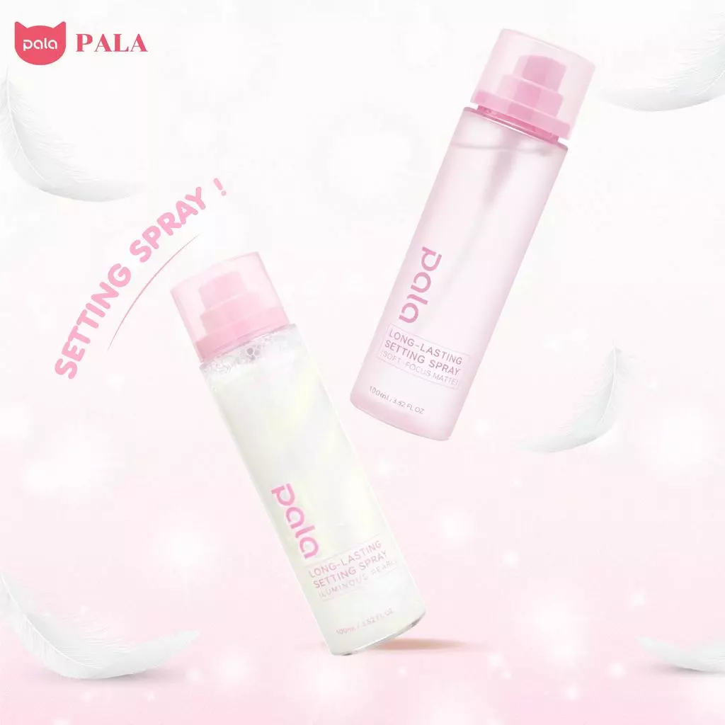 PALA สเปรย์ล็อคเมคอัพ LONG-LASTING SETTING SPRAY ควบคุมความมัน ให้ความชุ่มชื่นผิว ติดทนยาวนาน 100ml  เมคอัพไม่หลุด thumbnail 4