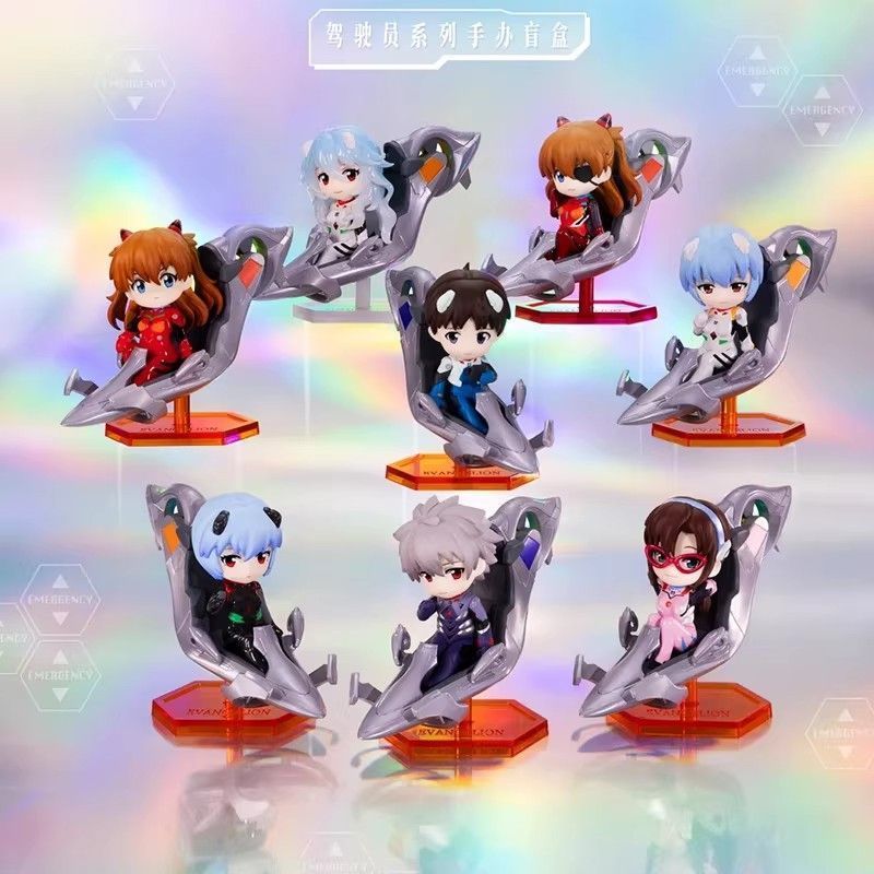 ของแท้ Resonance GONG EVA Neon Genesis Evangelion Driver Mystery Box ตุ๊กตาฟิกเกอร์น่ารัก