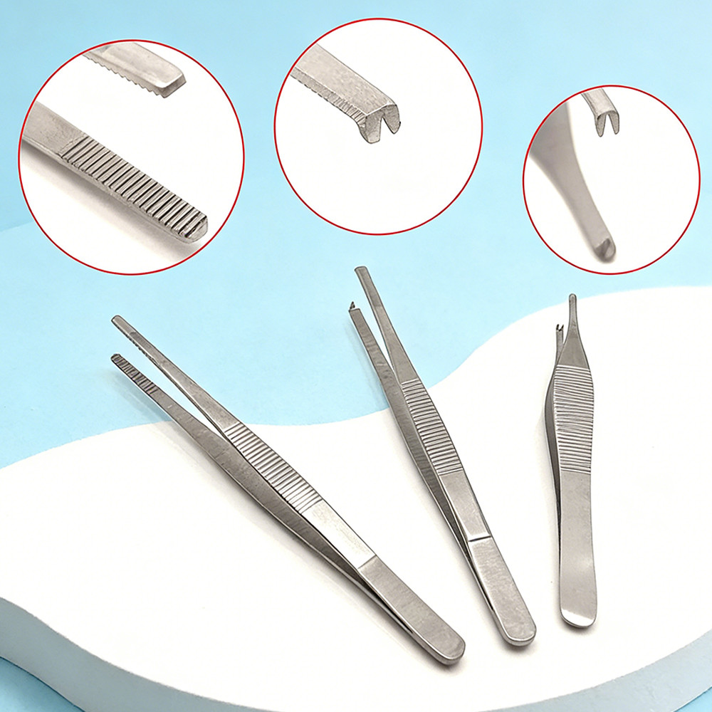 Adson เนื้อเยื่อคีมสําหรับ Rhinoplasty Oculoศัลยกรรมพลาสติก Precision กระดูกอ่อน Thumb Forceps ศัลยก