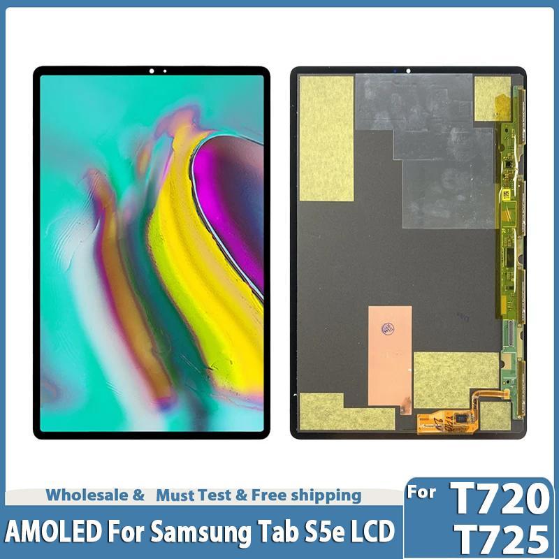 10.5 AMOLED สําหรับ Samsung Tab S5e T720 T725 จอแสดงผล LCD Touch Screen Digitizer Assembly สําหรับ T