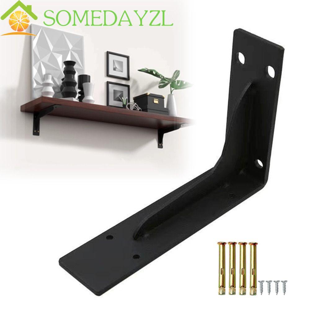 SOMEDAYZL ขายึดชั้นวางลอย, ขายึดชั้นวางขาตั้งกล้องสําหรับงานหนักรูปตัว L, ชั้นวางรองรับ 6-18IN Thick