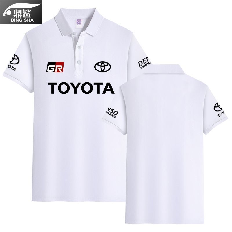 Toyota GR Yaris Corolla 86 เสื้อโปโลแขนสั้นสำหรับผู้ชาย