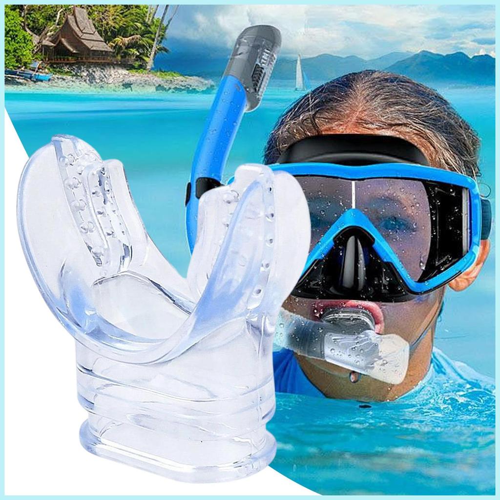 Regulator Mouthpiece อุปกรณ์ดําน้ําเปลี่ยน Scuba Diving Mouthpiece สําหรับว่ายน้ําท่องกีฬาใต้น้ํา hs
