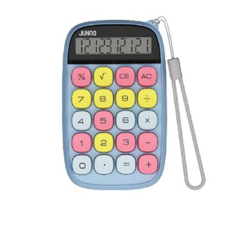 JUNNO เครื่องคิดเลข 10 หลัก รุ่น JN-660 สีฟ้า