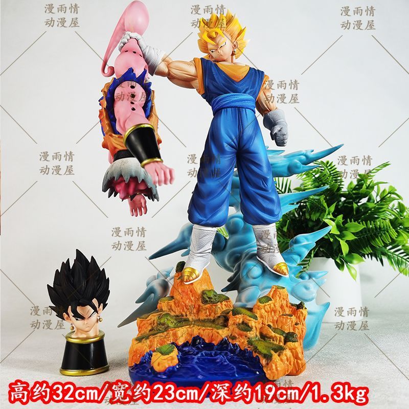 Dragon Ball รูปปั้นสองมิติ CS Vegeta VS Buo GK ฉากรูปอะนิเมะ สินค้าตกแต่งชุดของขวัญ