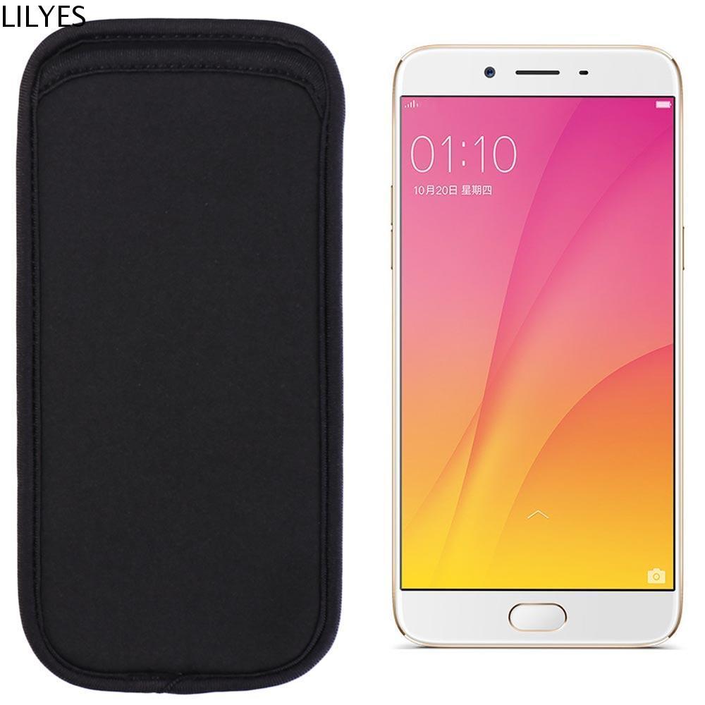 LILYES Neoprene Phone Bag, Neoprene Pouch Phone Protective Pouch, Portable Fall Prevention Bag Prote