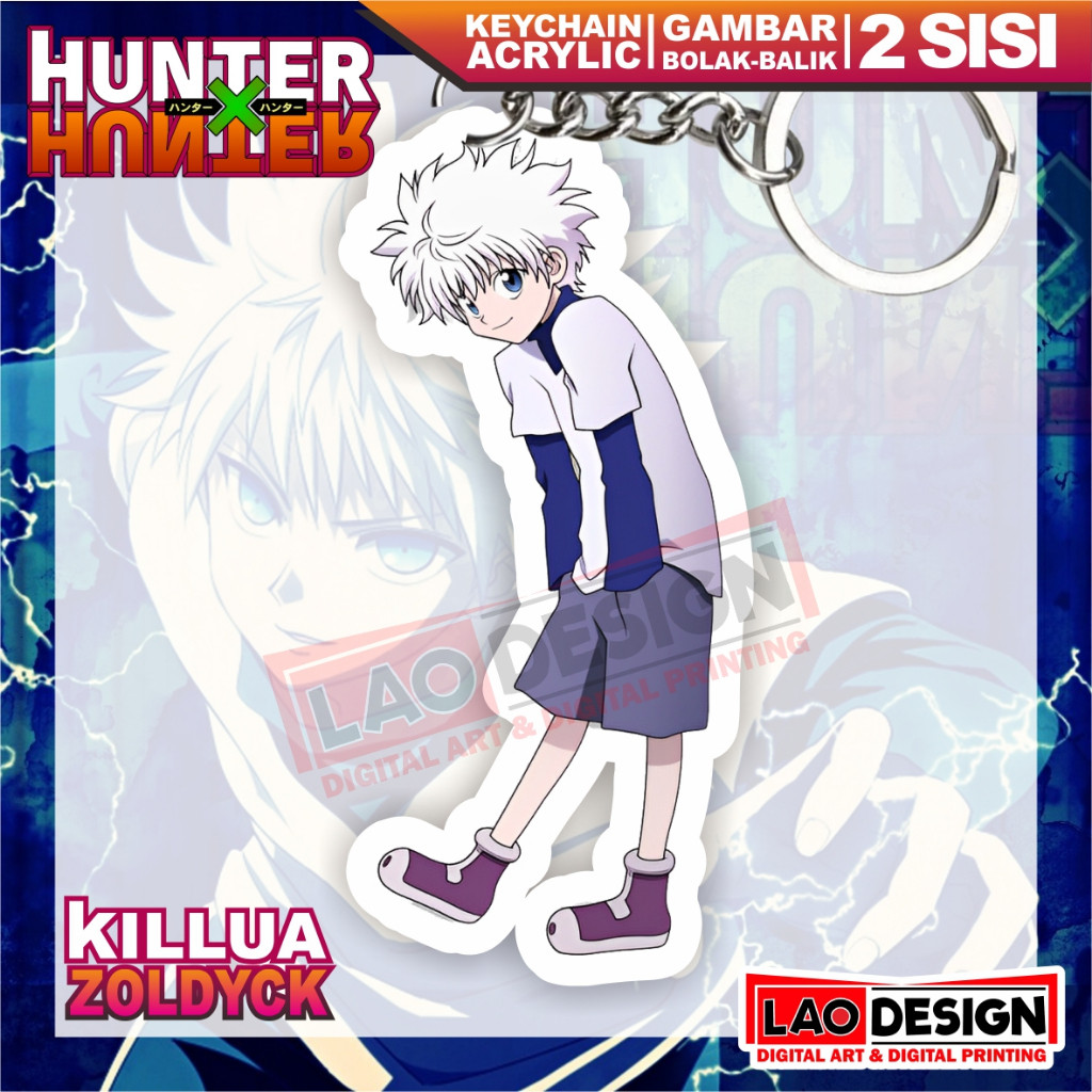 Gantungan Kunci KILLUA Hunter X Hunter - Gantungan