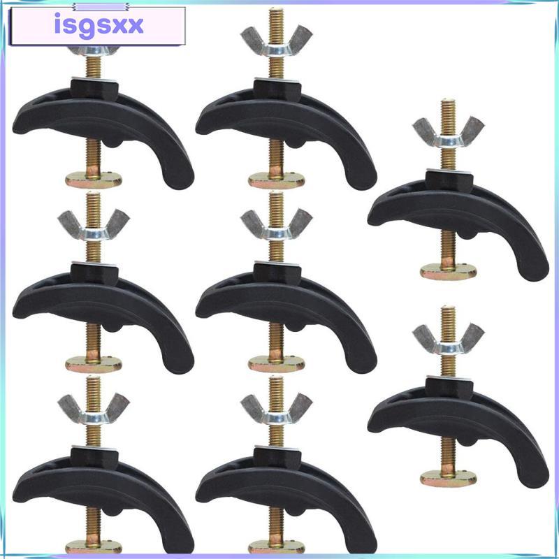 [isgsxx] 8 ชิ้น CNC Milling Pressing Plate Clamp Fixture Fastening Platform Accs