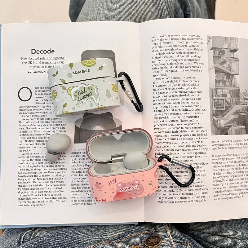 มะนาวเหมาะสําหรับ Sony wf1000xm6 เคสหูฟังบลูทูธ Sony xm6 การ์ตูน SonyWF-1,000XM6 เคสชุดหูฟัง Sony WF