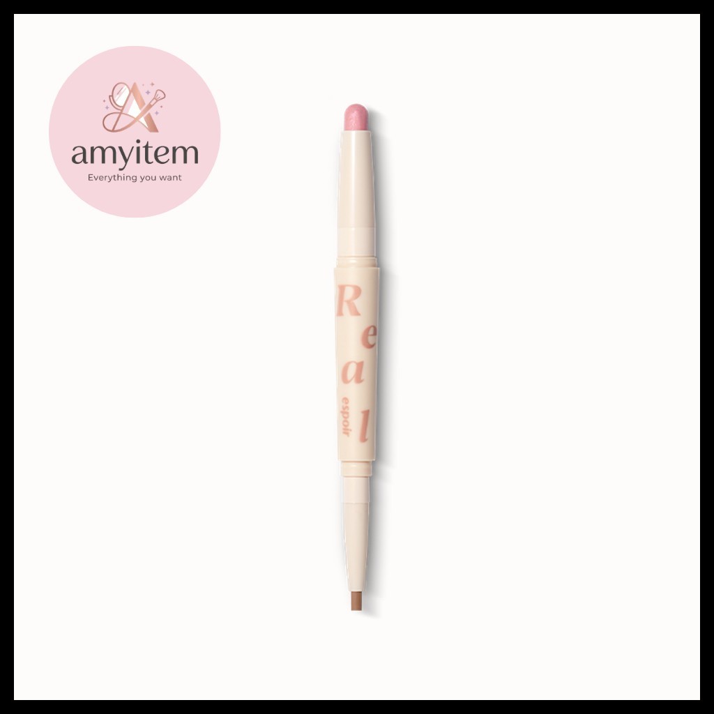 [Espoir] Real Eye Dual Stick -03 Pink Beam / Korean Eye Stick / Shimmering Pink Shade / ของแท้ 100% 