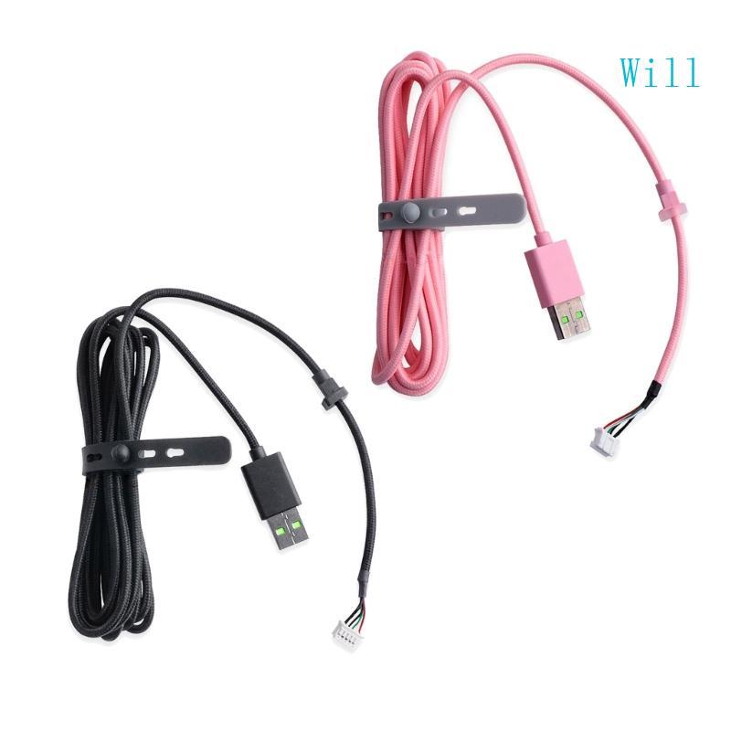 Will สายชุดหูฟังสําหรับเล่นเกม USB สําหรับ Kraken Kraken 7 1 V2 Kraken V3 แบบมีสาย Kitty Edition