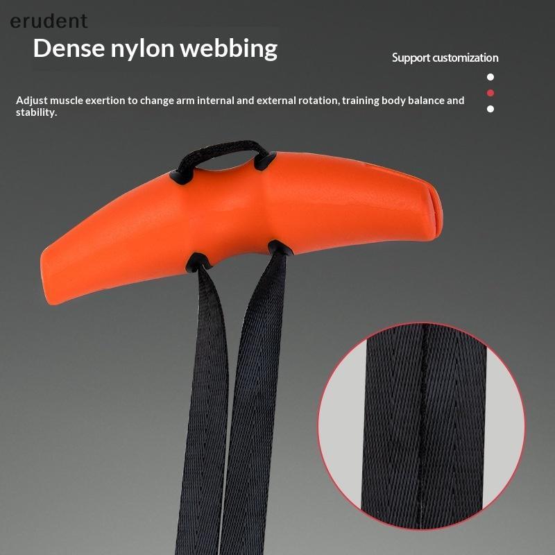Erudent 1 คู่ดึงจับยาง Grip Heavy Duty Cable Machine Handles Weight-lifting GYM อุปกรณ์สําหรับยิมออกกําลังกายใหม่