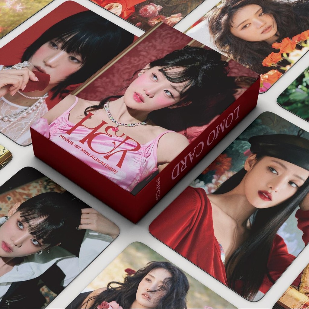 [ส่วนลดฉลองครบรอบ] รองรับ Photocard MINNIE Photocard GIDLE อัลบั้มอย่างเป็นทางการสําหรับเด็กผู้หญิง 