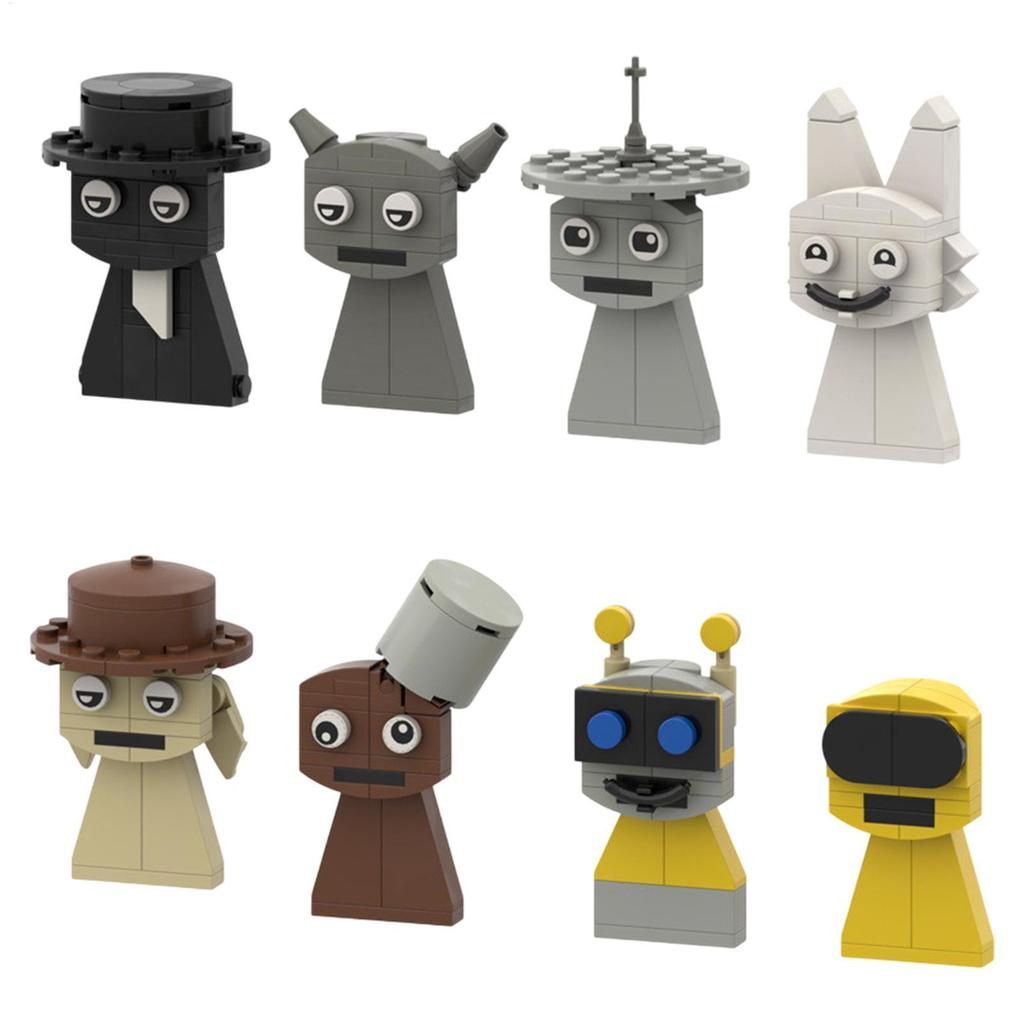 Building Blocks for Children Cartoon Game Model Blocks Action Figure Educational Construction Toy Fu