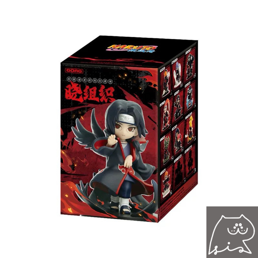 [สุ่ม] กล่องสุ่ม POP MART x GONG x NARUTO Akatsuki series blind box แสงอุษา นารูโตะ ไม่แกะกล่อง แท้