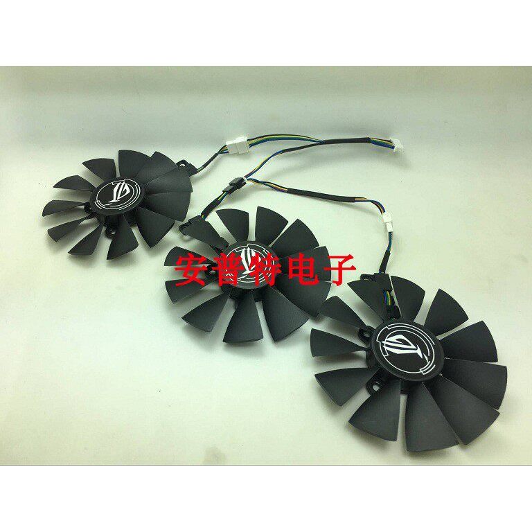 พัดลมการ์ดกราฟิก Asus STRIX RX580/480 GTX1080Ti/1080/1070Ti/10.060