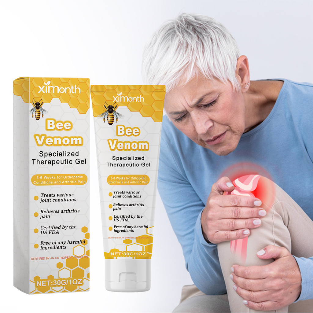XIMONTH Bee Venom Joint Repair Gel บรรเทากระดูกสันหลังส่วนคอไหล่คอผ่อนคลายข้อมือ Discomfort Joint Ca