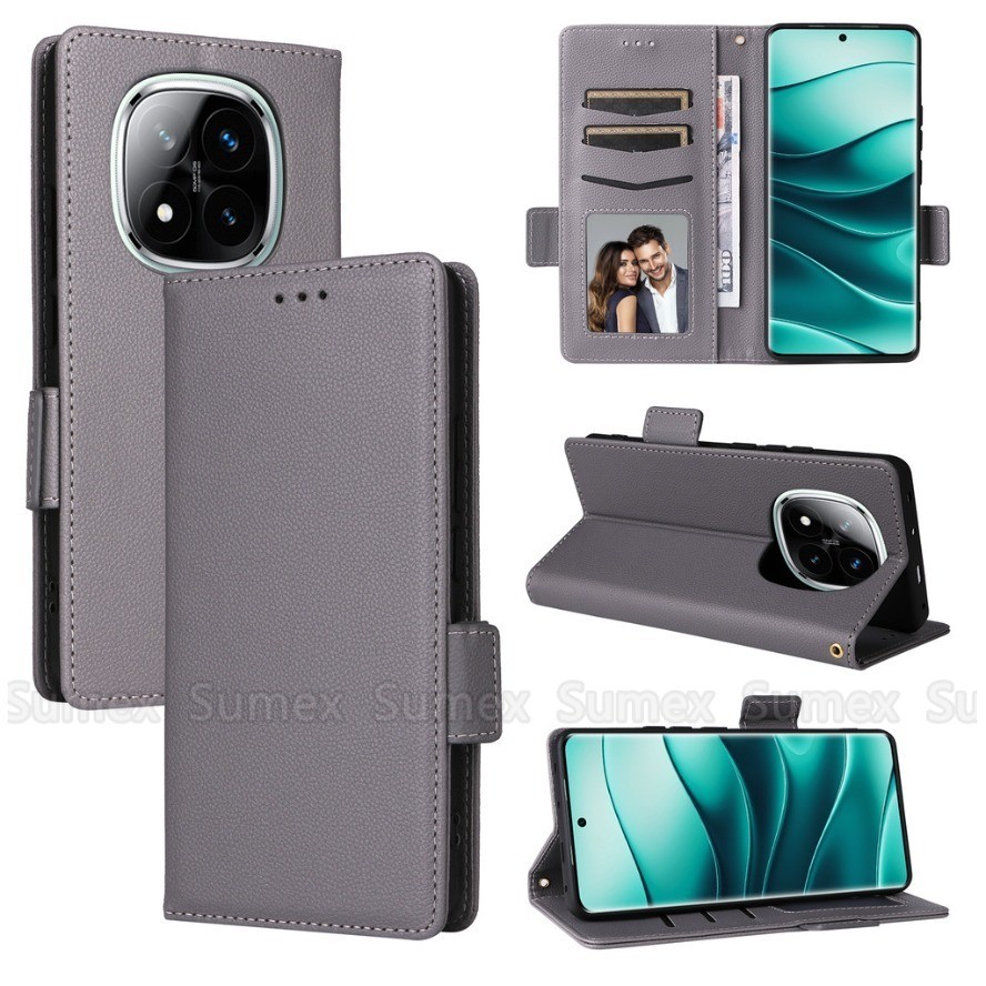 ฝาครอบหนังสําหรับ Xiaomi Redmi หมายเหตุ 14 13 12 Pro + รูปที่ 3