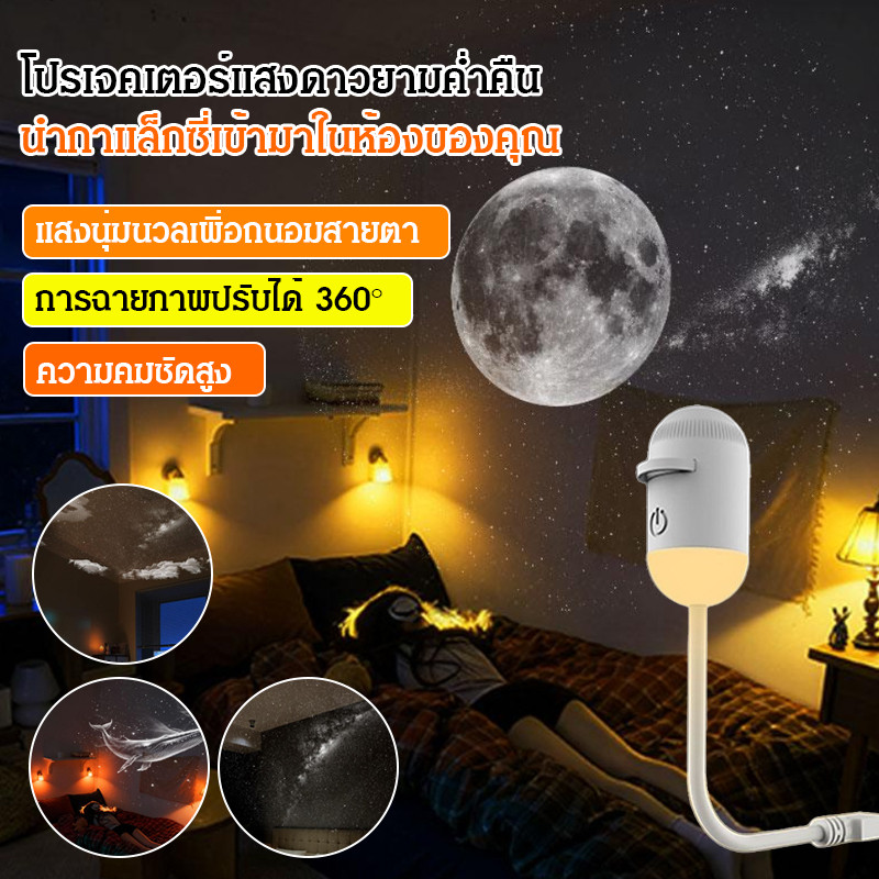🌟ช่วยนอนหลับและผ่อนคลาย🌟 โปรเจคเตอร์มินิ / ไฟฉายนอนหลับ / ไฟบรรยากาศดาว / ขนาดเล็กพกพาสะดวก / หลายโหมดแสงสี / ลดความเครียด / ปกป้องดวงตา / สำหรับทุกวัย / ใช้ในห้องนอนและห้องเด็ก