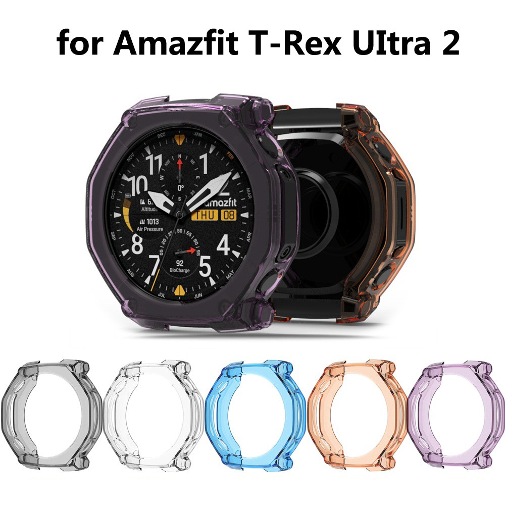 เคสป้องกันสําหรับ Amazfit T-REX Ultra 2 T-REX 3 Pro สมาร์ทวอท์ช Protector กรอบคริสตัลใส TPU สําหรับ 