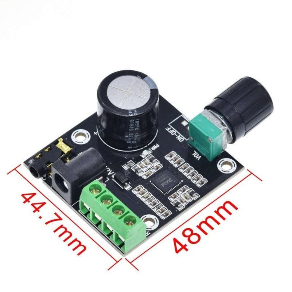 PAM8610 Amp Board 15W ต่อช่องต่ํา Idle Current 20mA ที่มีประสิทธิภาพ Power Usage