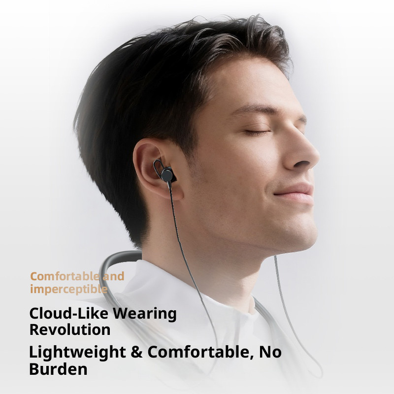 [TSK]หูฟังแบบคล้องคอไร้สาย Hi-Fi: 360° เสียงรอบทิศทาง & บีทีวี 5.0 สําหรับเล่นกีฬา!