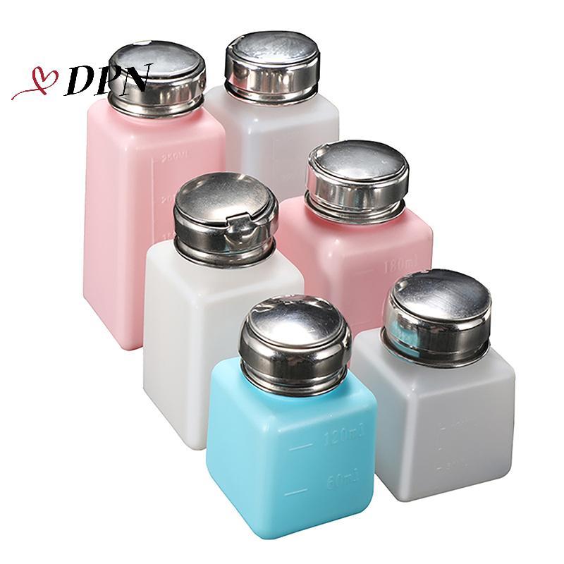 [SWTD] 100/200/250ML Liquid แอลกอฮอล์กด Antistatic เล็บลบตู้ทําความสะอาดสูบน้ําขวดรีฟิลผู้ถือ Salon แต่งหน้า null