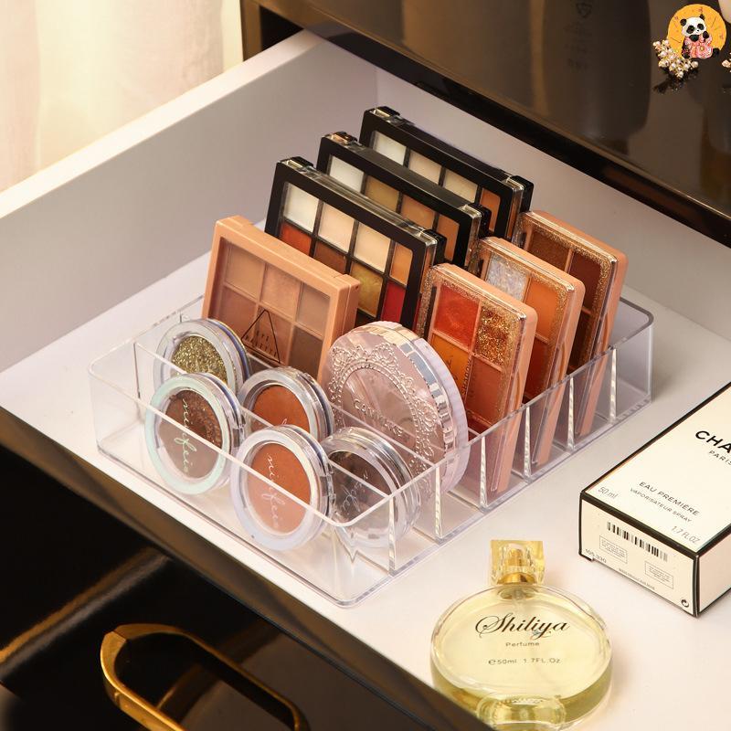[CO] กล่องเก็บของ 7 Grid พลาสติกใสแต่งหน้าที่วางเครื่องสําอาง Lipsti Organizer [TH]