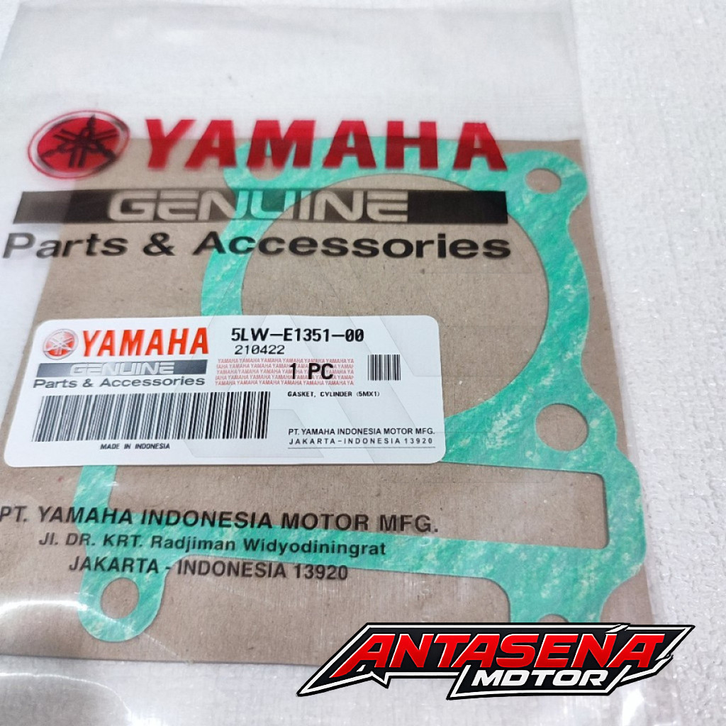 PEPAK PACKING PAKING GASKET BLOCK SEHER BOTTOM NOUVO Z LELE MIO SPORTY SMILE SOUL FINO 5LW-E1351-00