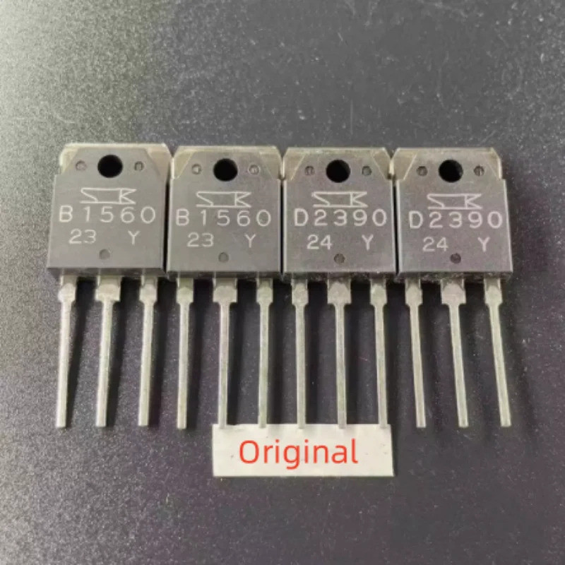 B1560 D2390 2SB1560 2SD2390 ใหม่ของแท้ชิปเครื่องขยายเสียงจับคู่หลอด TO-3P YEWT