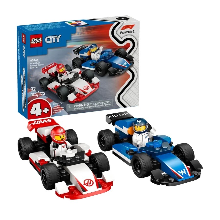 LEGO City F1 Williams Racing & Haas F1 Race Cars 60464 (#255