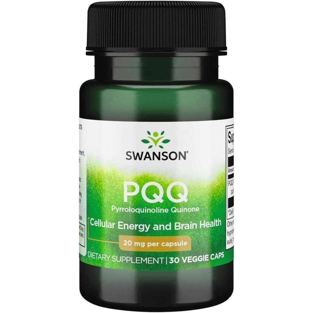 Swanson Pqq Pyrroloquinoline Quinone 20 Milligrams 30 แคปซูลผัก
