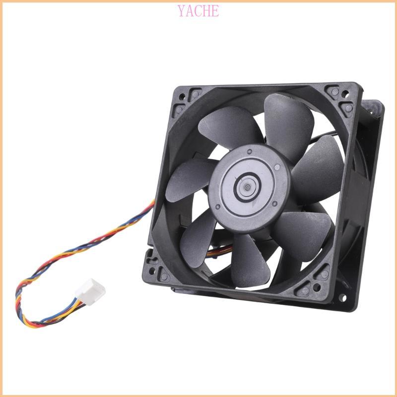 YECHE DC12V 2 7A พัดลมระบายความร้อนสําหรับการทําเหมืองแร่และสิ่งแวดล้อมเซิร์ฟเวอร์ระบายความร้อน 120x