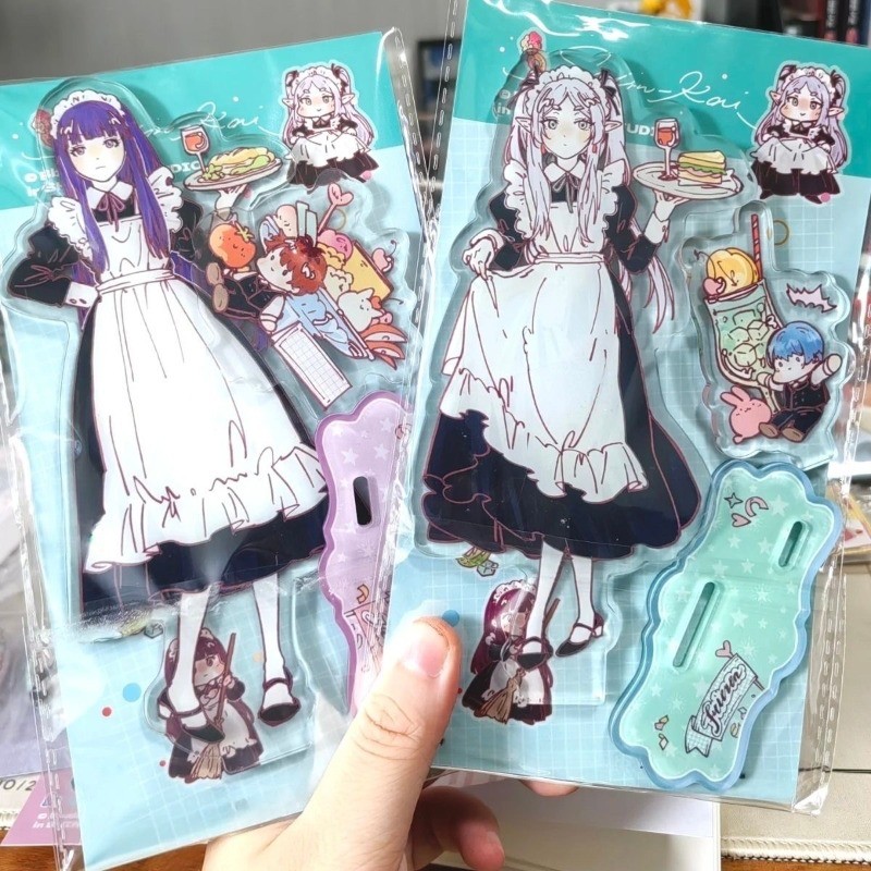 Sousou No Frieren อะนิเมะป้าย Pins และตุ๊กตาอะคริลิคของเล่น Fern คอลเลกชันเครื่องประดับของขวัญประณีต Diy Creative Accesorios