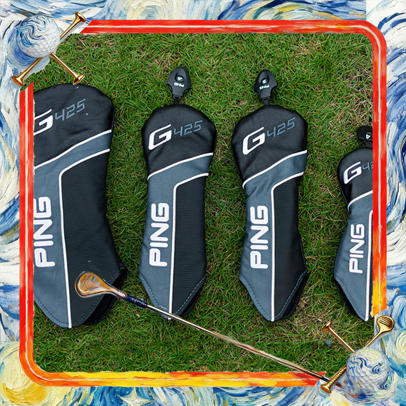 Protektor ng golf club Golf Club Cover PING G425 Wood Cover No. 1 Wooden Ball Head Protective Cap