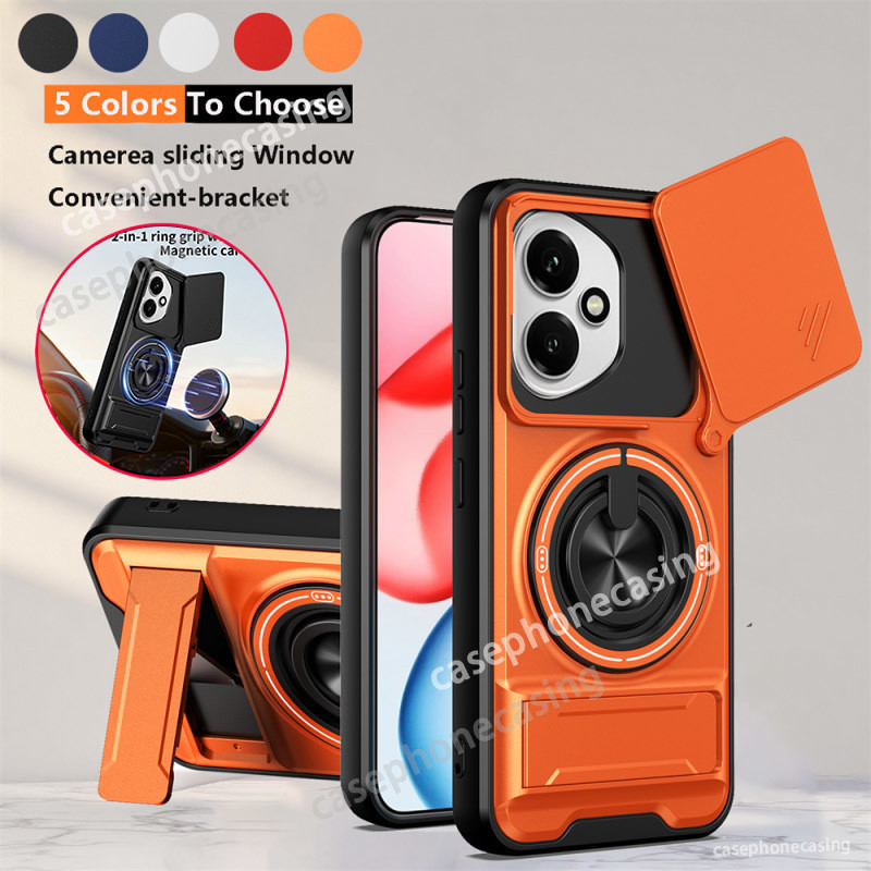 เคสโทรศัพท์สําหรับ Honor 400 สมาร์ท Lite x7D Honor400Smart Honor400Lite 4G 5G 2025 เคสโทรศัพท์ผู้ถือแม่เหล็กขาตั้ง Kickstand เกราะกันกระแทก TPU พลาสติกแข็งปกหลัง