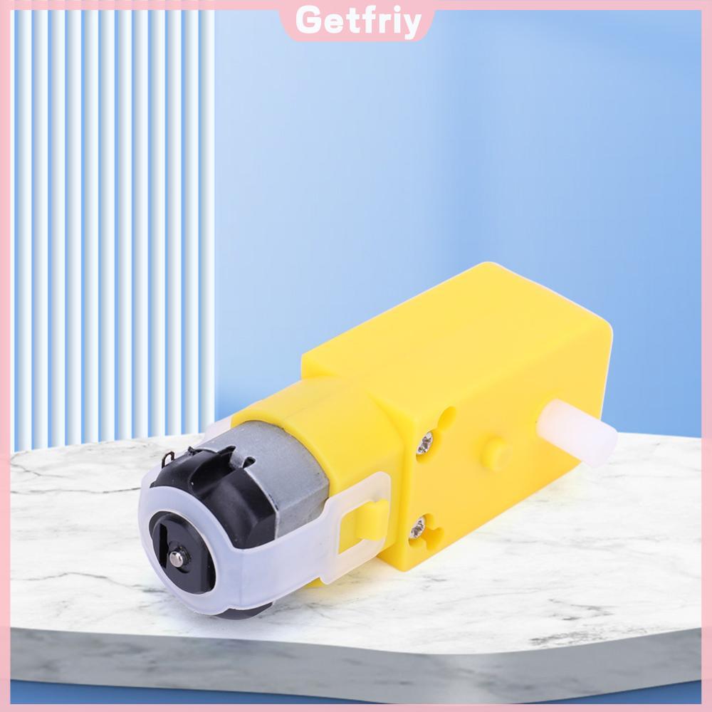 Dual Shaft Geared Motor Gearmotor DC 3-12V Dual Shaft TT Motor ติดตั้ง EMC Smart Car Chassis มอเตอร์