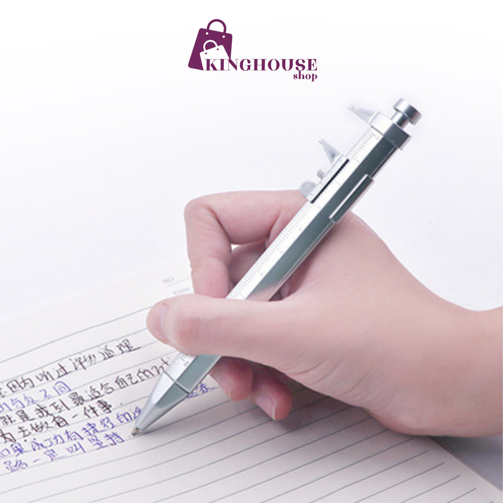 ปากกา 0.5 มม. ปากกาลูกลื่น ปากกาสีดำ ปากสีน้ำเงิน Vernier ปากกาช่าง เวอร์เนียคาลิปเปอร์ ER-U004