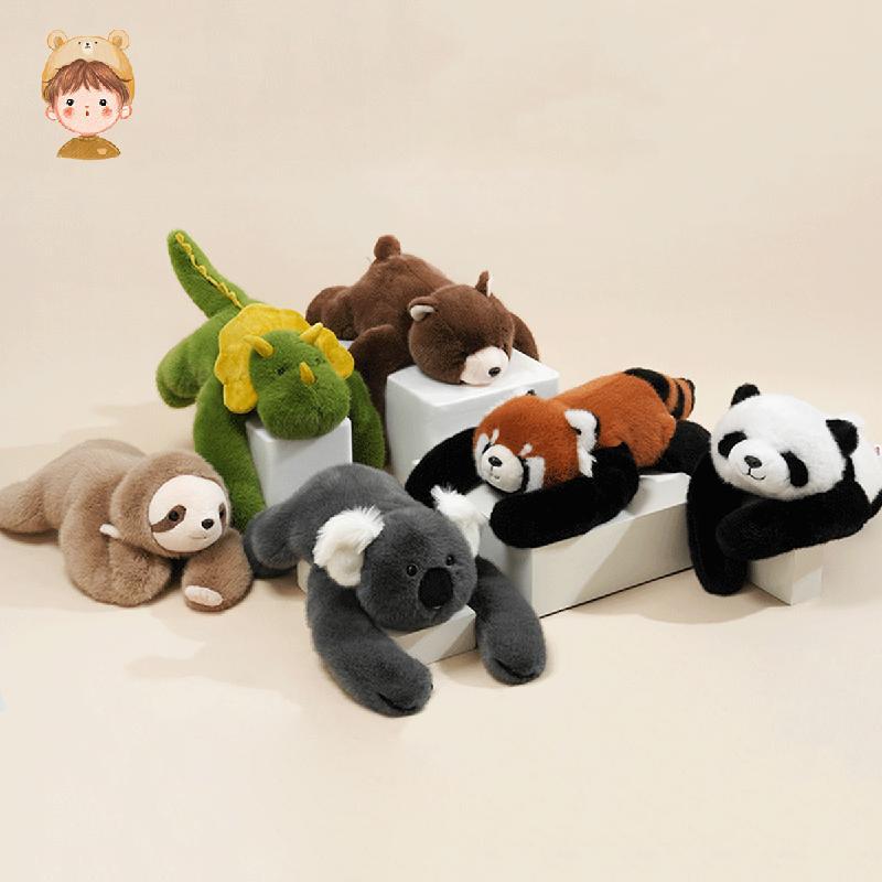 ของเล่นสัตว์ตุ๊กตาถ่วงน้ําหนักสําหรับเด็กและผู้ใหญ่, หมอนกอดตุ๊กตานุ่มสําหรับความเครียดและความสะดวกสบาย, เด็กและผู้ใหญ่
