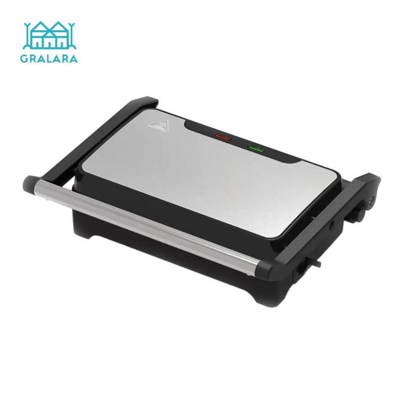 [Gralara] Panini Press Grill 750W เครื่องทําขนมปังสําหรับเบอร์เกอร์สเต็กอาหารเช้า