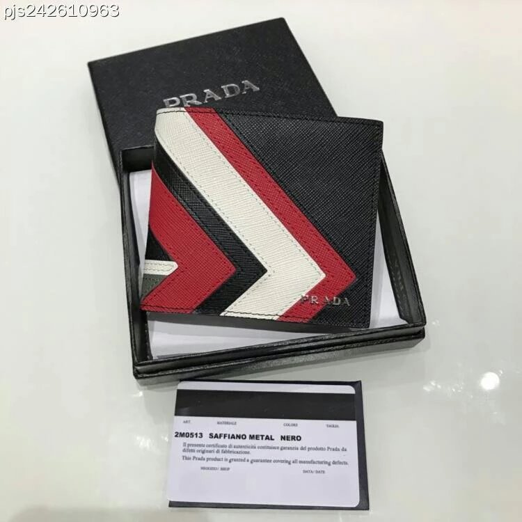 Prada 18 New Style R Luxury Fashion Short Wallet 2M0513