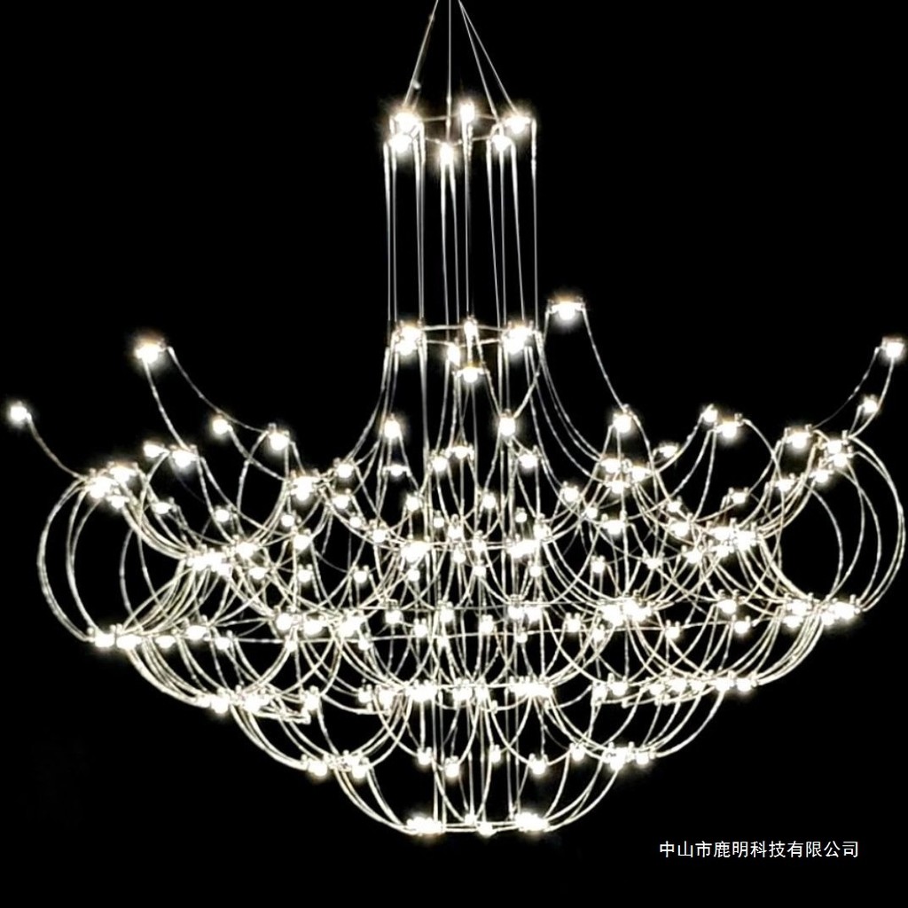 Italian Style Starry Sky Chandelier for Duplex Lobby, Villa Lobby, Shop, Clothing Store, Exhibition 