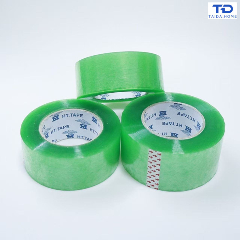 เทปกาวใสสำหรับบรรจุภัณฑ์ ยาว 150 หลา หนา 42 ไมครอน กาวเหนียวแน่น ติดแน่น ไม่หลุดง่าย