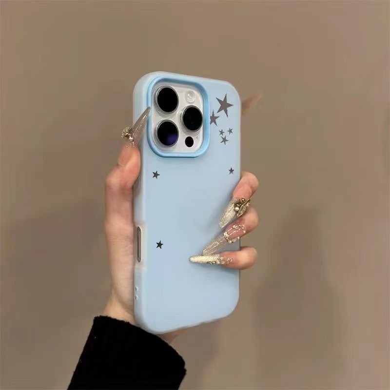 เคส Samsung A54 A05 A05S A15 A25 ออกแบบใหม่เต็มหน้าจอเจลลี่ดาวตกกรณีโทรศัพท์