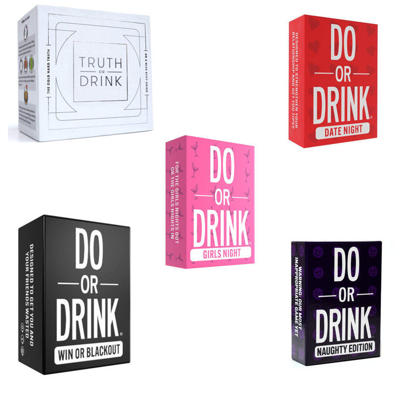 Do or Drink Board Game Truth หรือ Drink Party Game Card Party Drinking Series Cards
