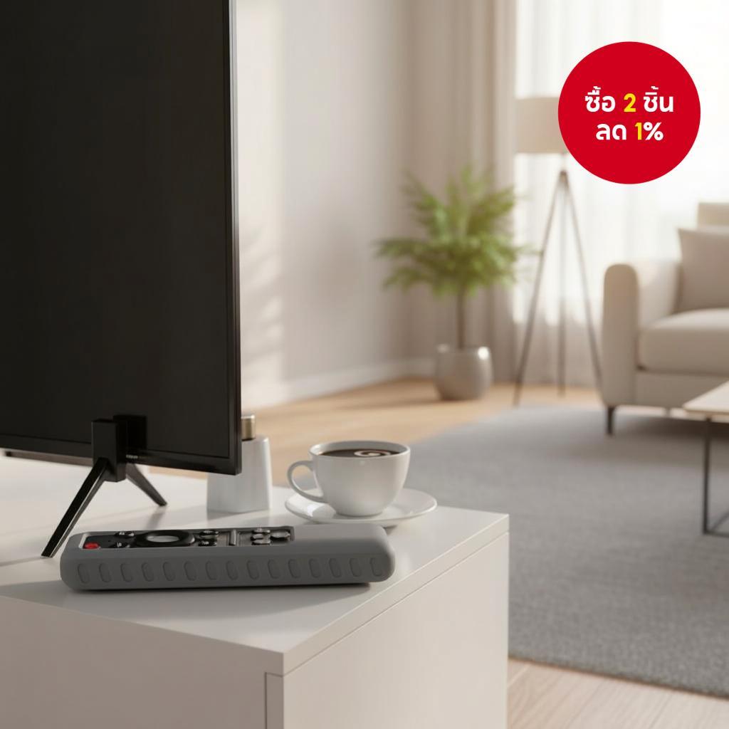 ฝาครอบซิลิโคนรีโมท Samsung BN59-01432 สําหรับทีวีอัจฉริยะปี 2023 2024 ชาร์จพลังงานแสงอาทิตย์ รุ่น TM