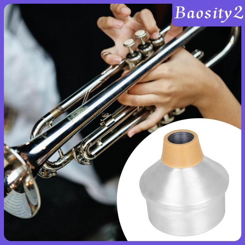 [Baosity2] Trumpet Mute Practice Mute Aluminium Alloy ติดตั้งง่ายสําหรับ Jazz Musician