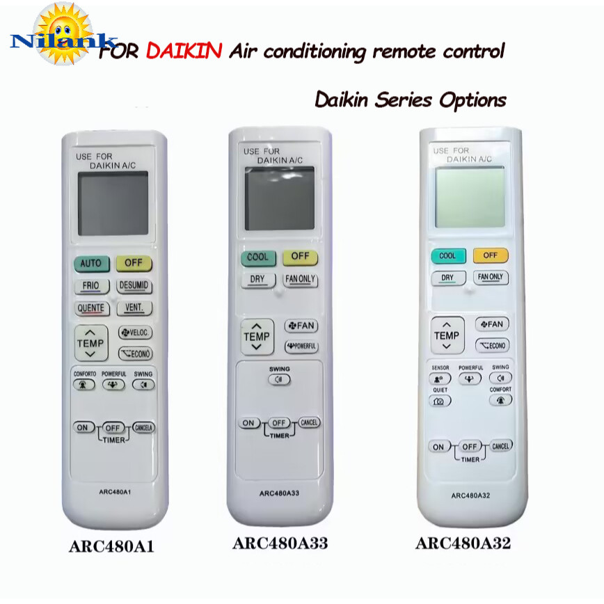 remote รีโมทแอร์ daikin รีโมท Series Options ARC480A33 ARC480A32 ARC480A1